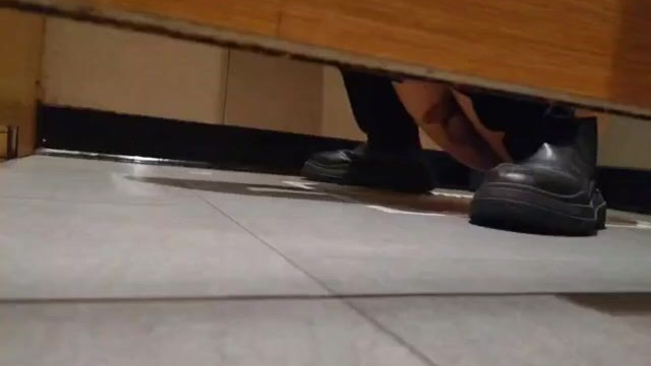 Watch this voyeuristic guy squat and pee on his scat in this steamy toilet porn video