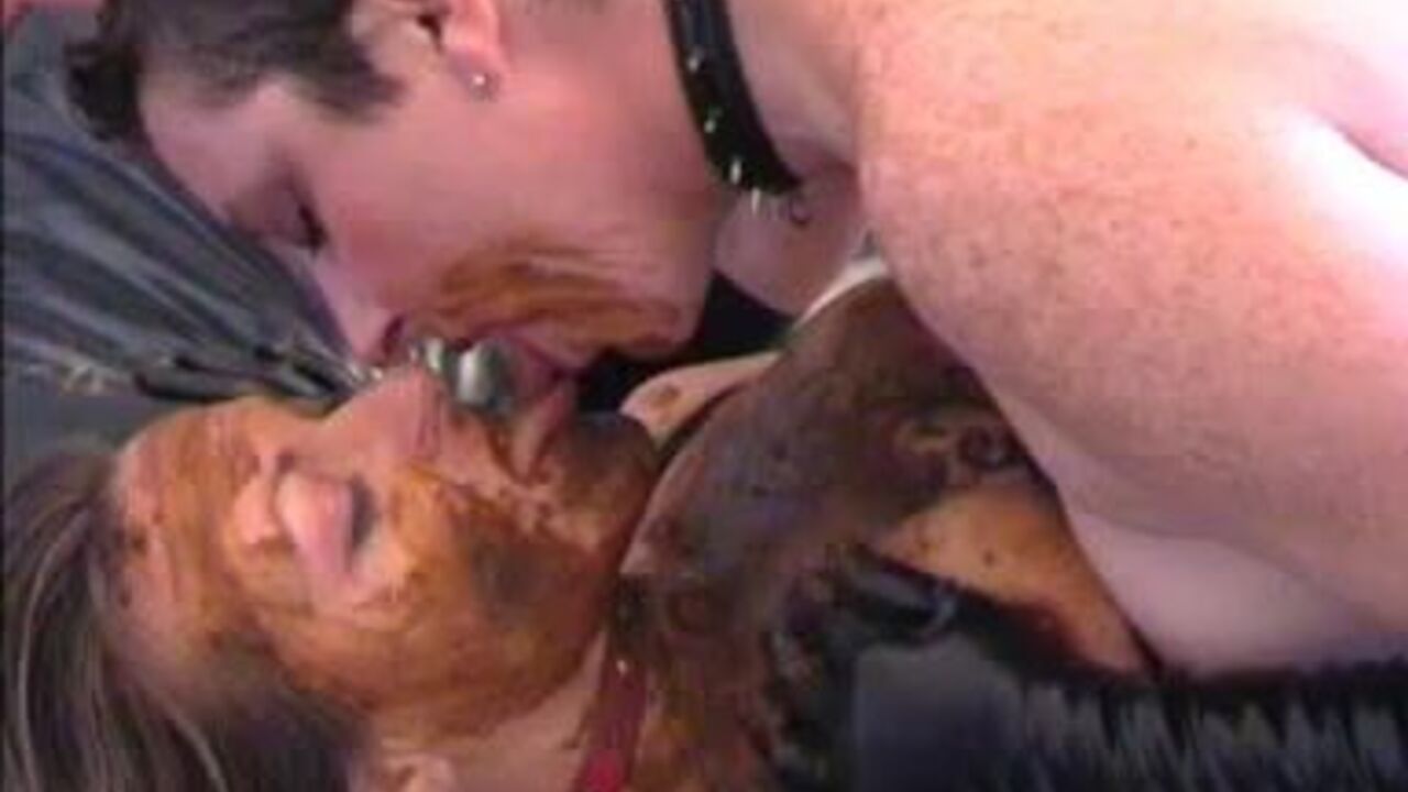 Watch these kinky slaves get their pussies stuffed in scat porn videos!