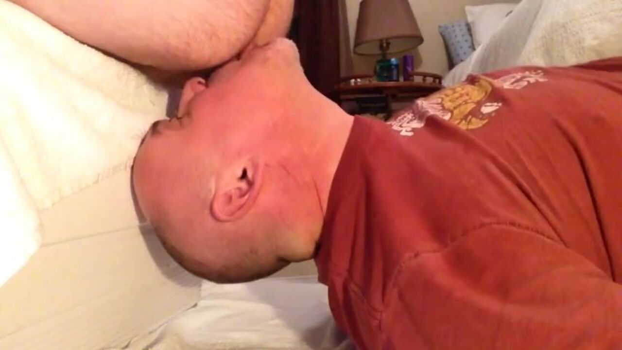 Watch this filthy dude devour his own load in this wild scat porn video