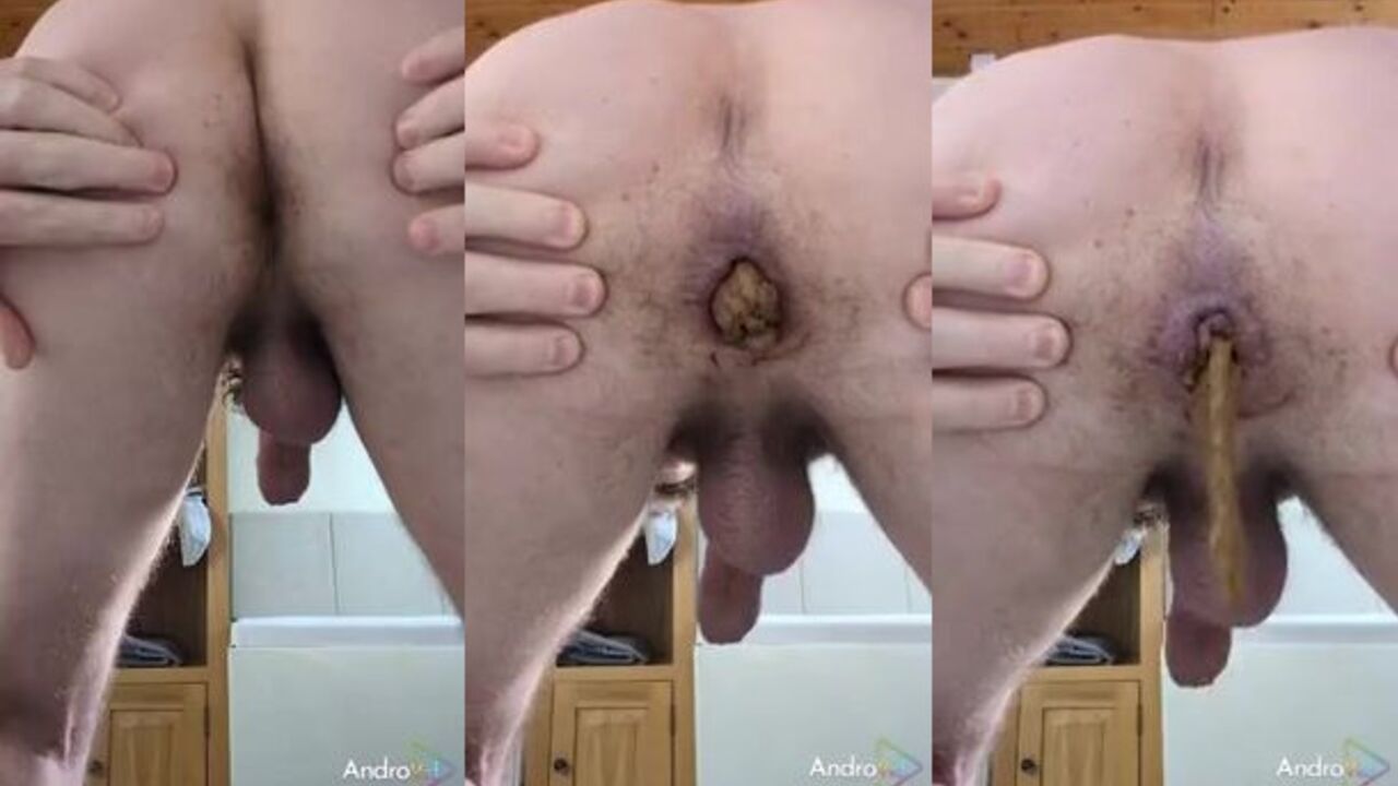 Kinky dad gets a messy surprise from his kinky daughter in her scat porn video