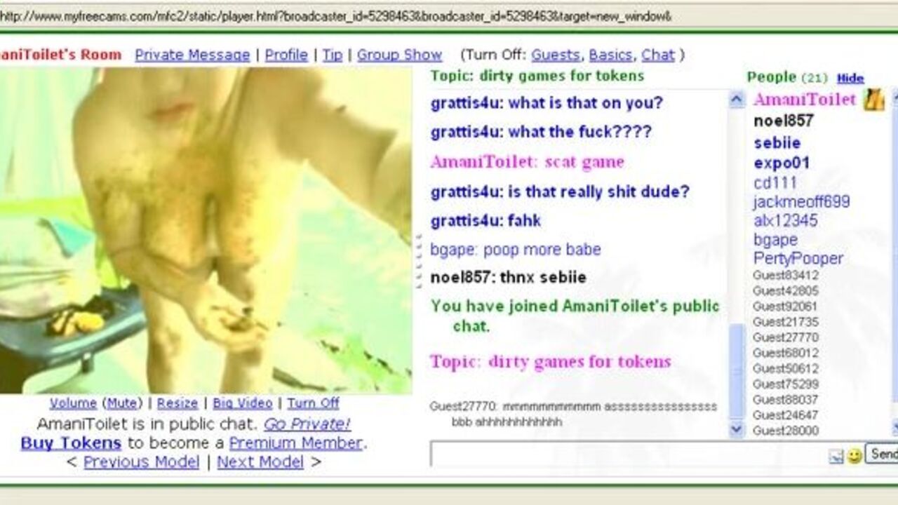 AmaniToilet RVCap's scat fetish video collection - poop, scat, and scat porn