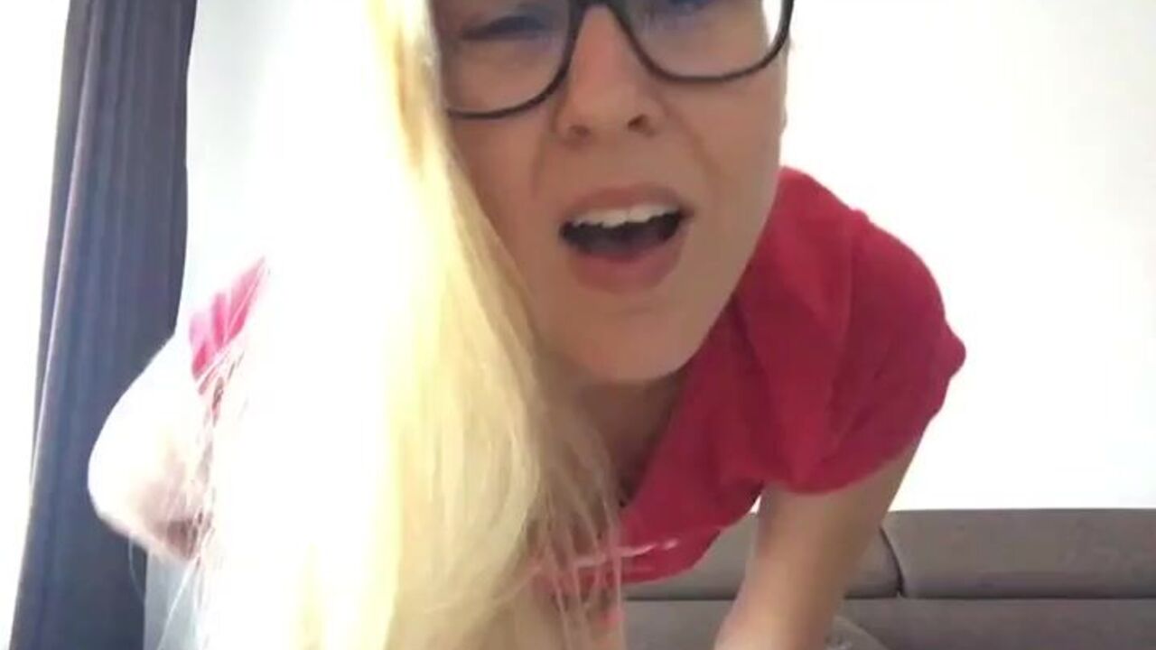 Ella Gilbert gets her panties and pussy ripped while trying to get a pooped up orgasm