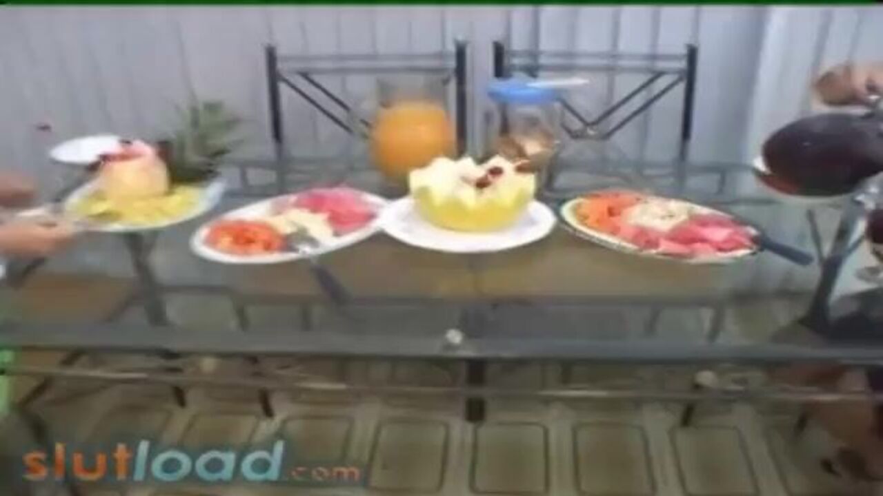 Two kinky lesbians devour each other's excretions in a wild dinner party