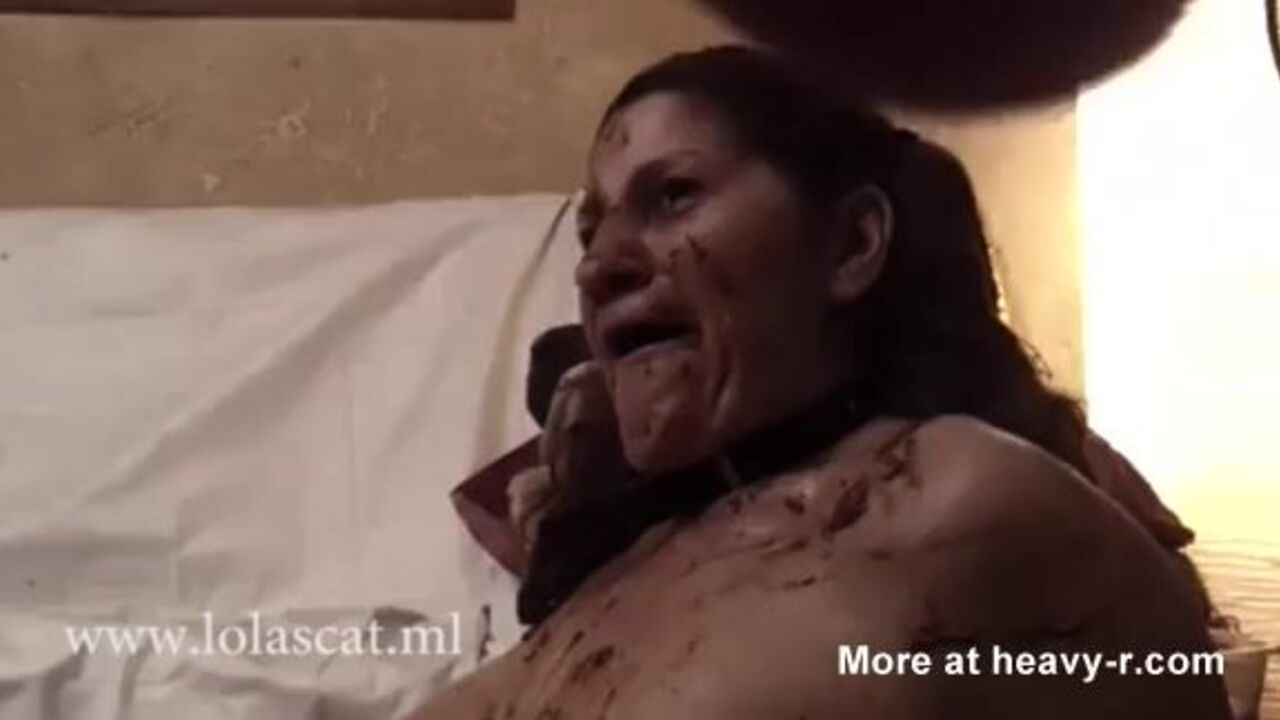 Watch this scat porn video of a wife getting face fucked in a poop video