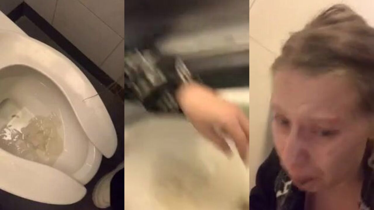 Bush gets down and dirty with her scat in public