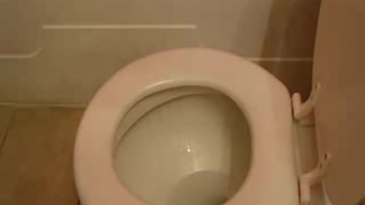 Get ready to gag as this filthy slut sprays her poo and stinks it all up