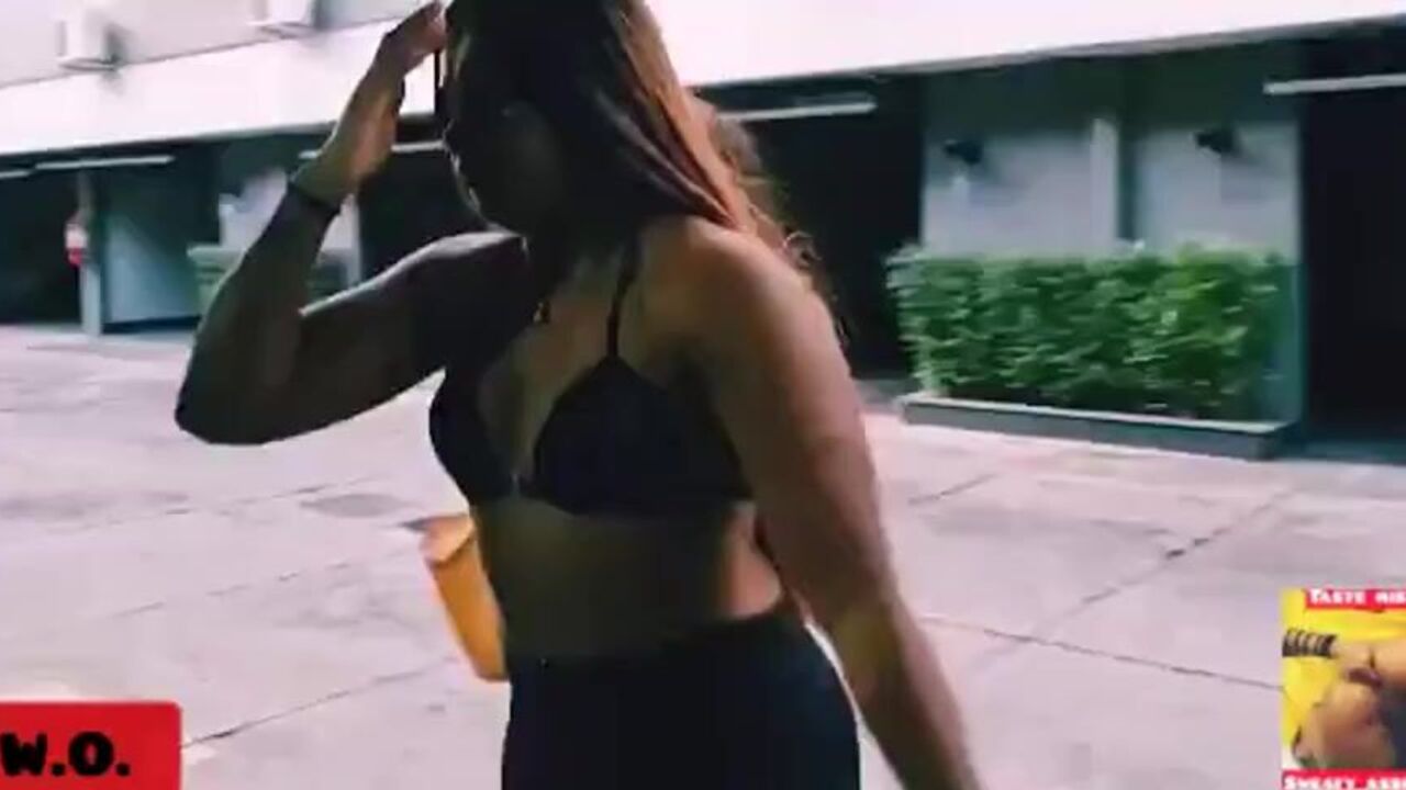 Watch this BBW lesbian bully get nasty with her porn friend and get a hot load in her ass