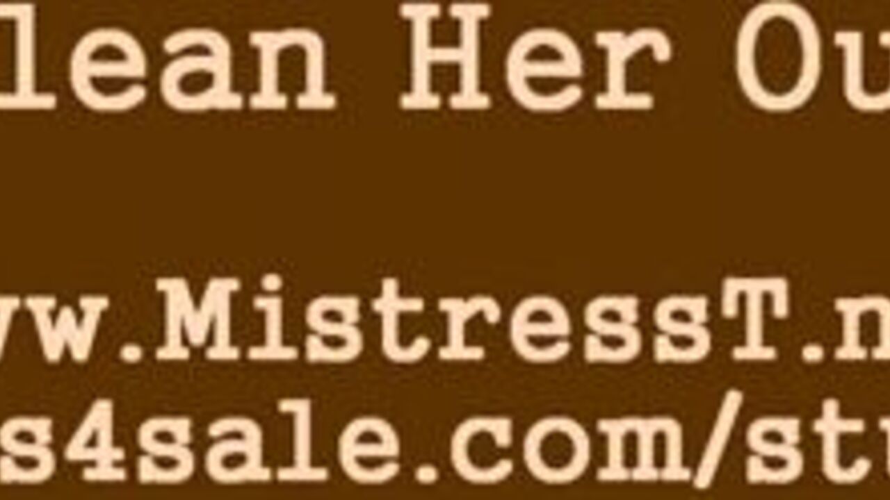 Get off to this filthy video of a scatty slut getting her pussy and ass cleaned out