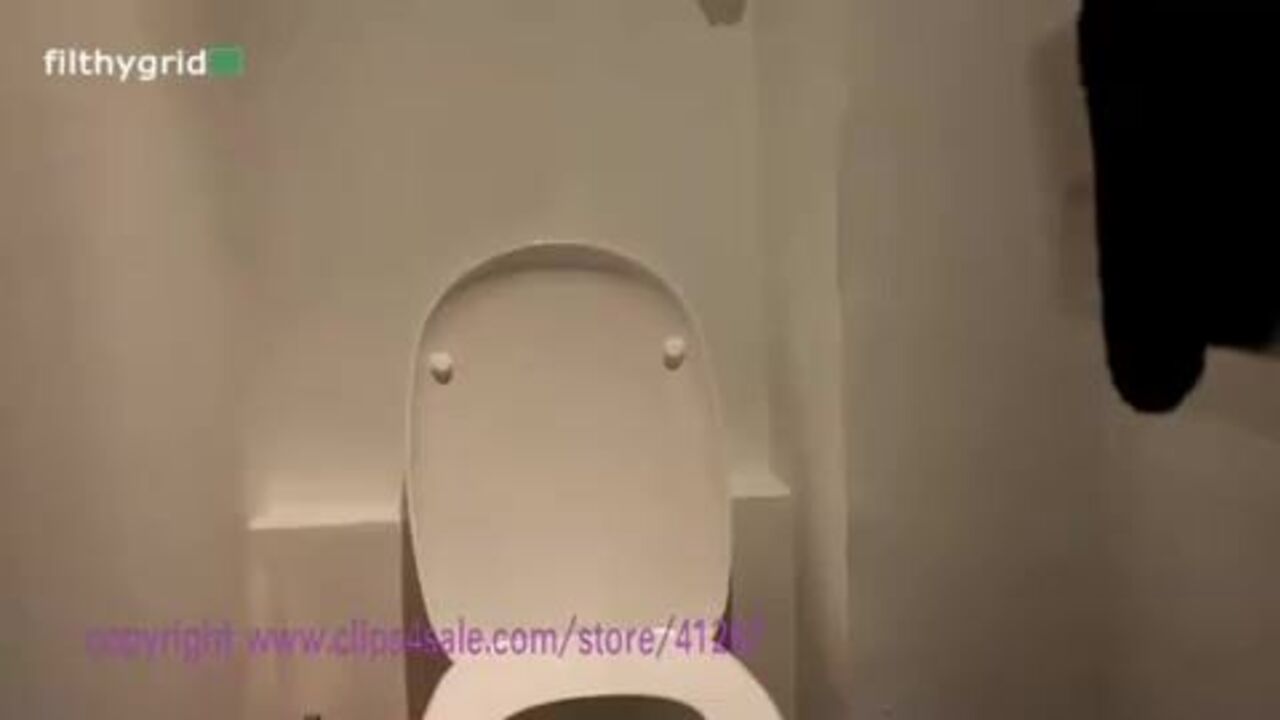 Watch this hot brunette girl get her scat wet and messy in Poops 7