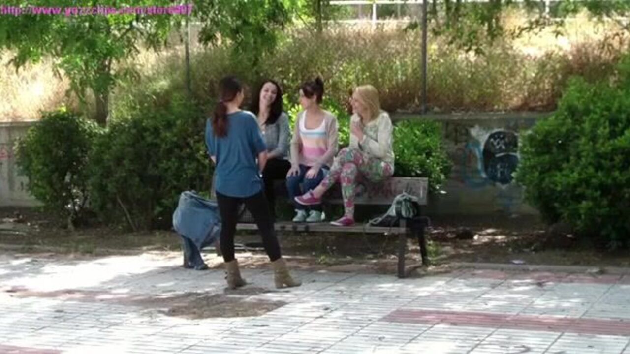 Watch these filthy foursome babes scat, fart, and gulp down their camera loads