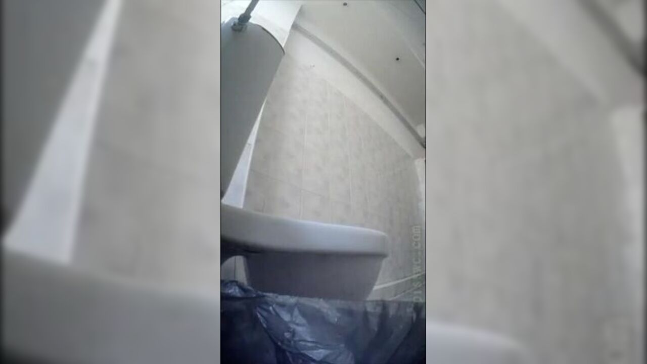 Watch the scat porn of a kinky slave girl getting drenched in her own jizz