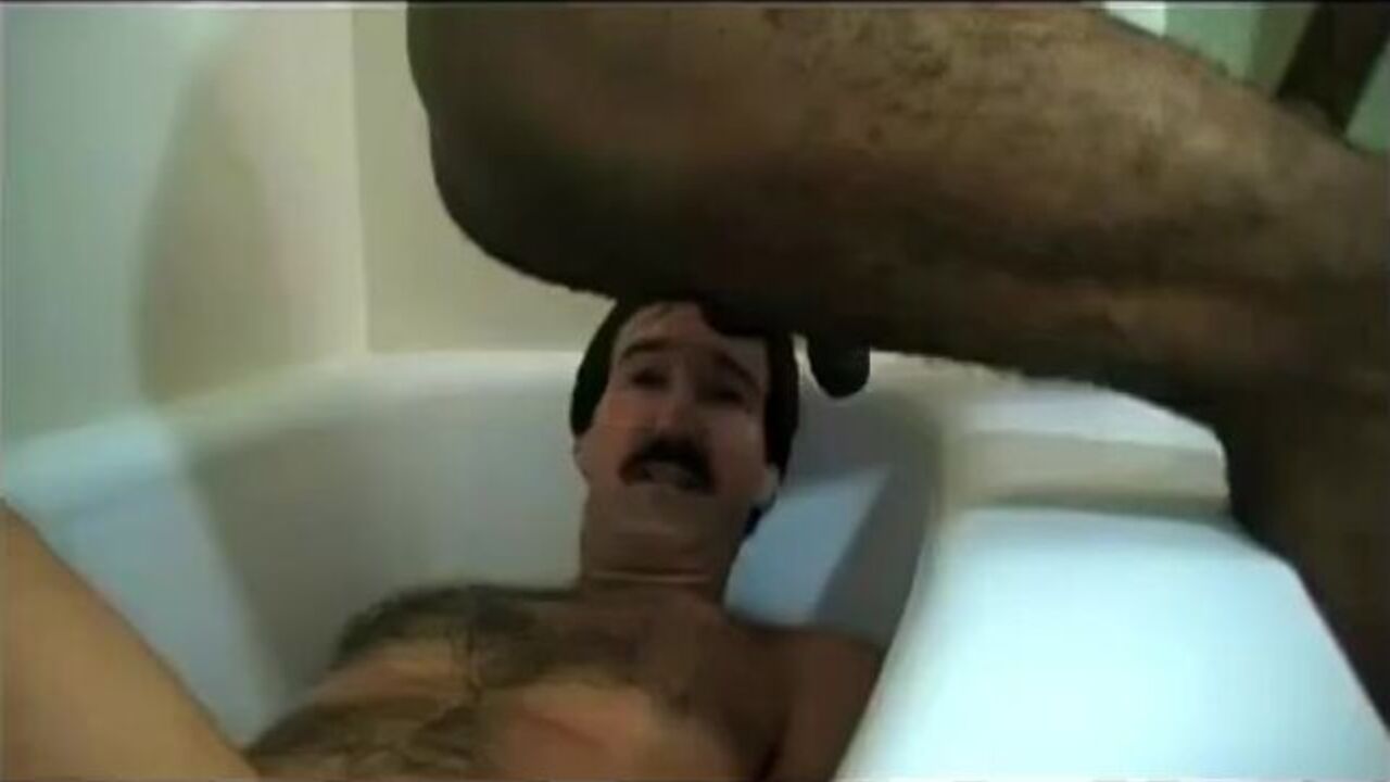 Tom's exposed scat gets a filthy surprise from his kinky lover