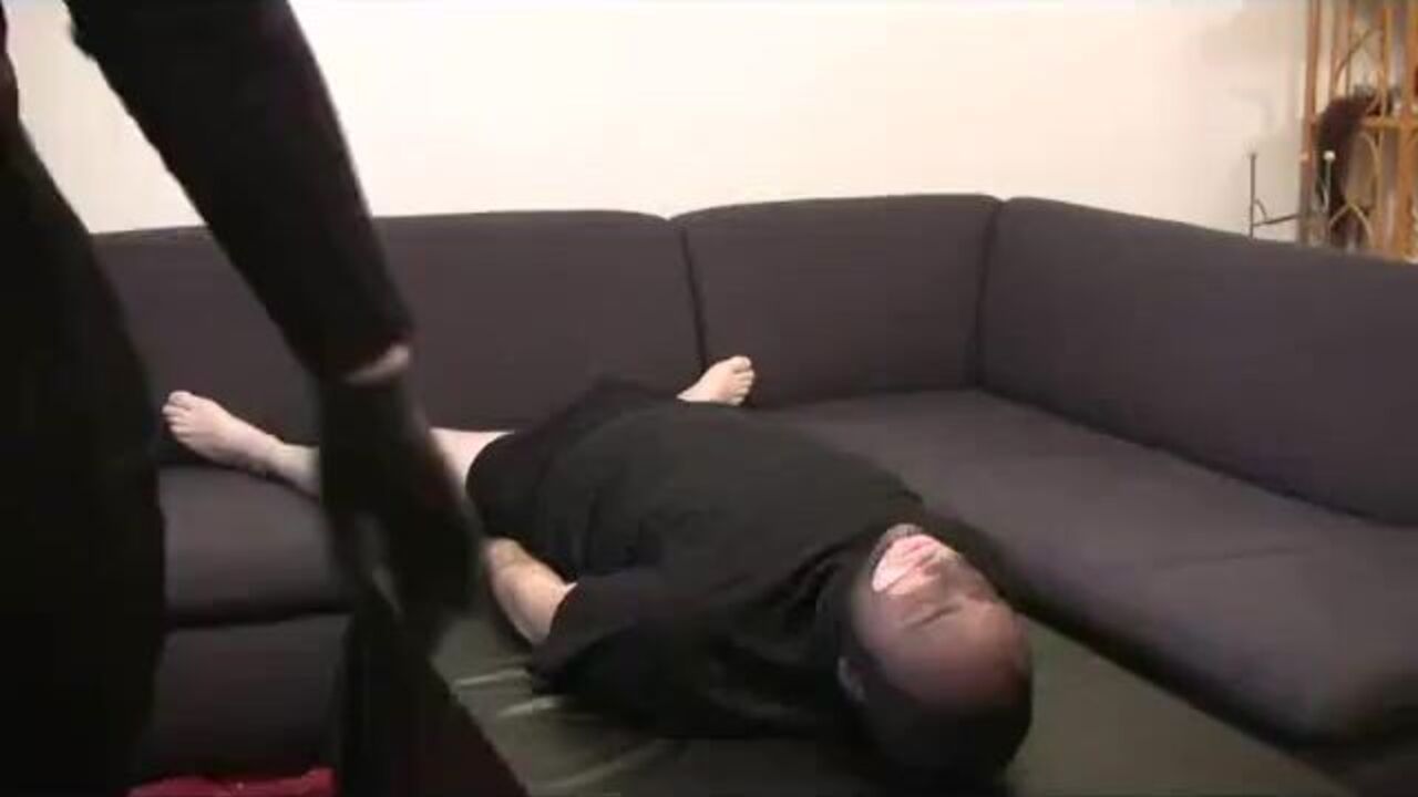 Watch this filthy slut's face get covered in scat and poo while she's being used like a bitch