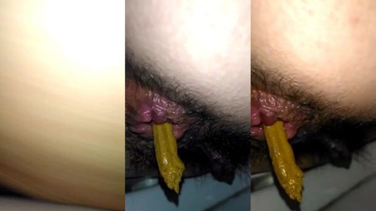 Get up close and personal with this dirty scat video