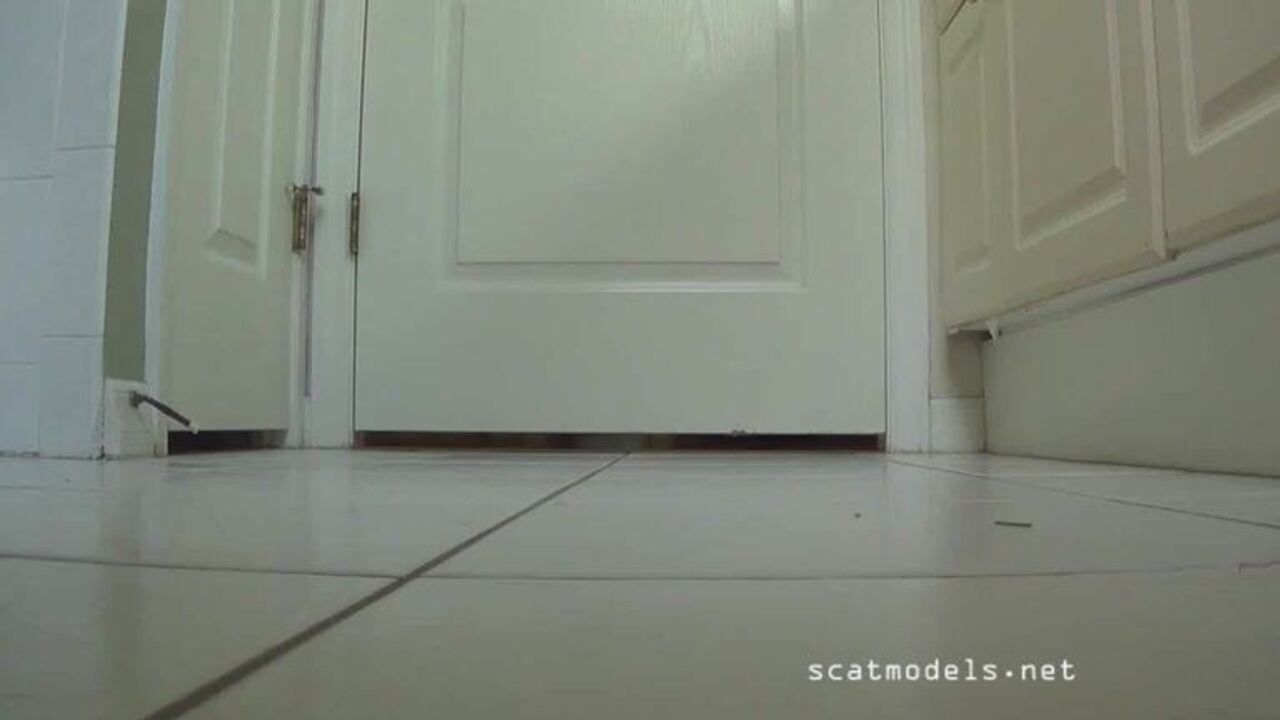 Watch as Tegan's scat gets a massive load on the bathroom floor