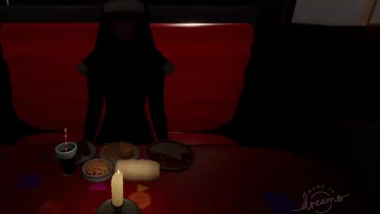 Naughty nun girl gets a thorough scat-diving and religious washing-up in hotel room