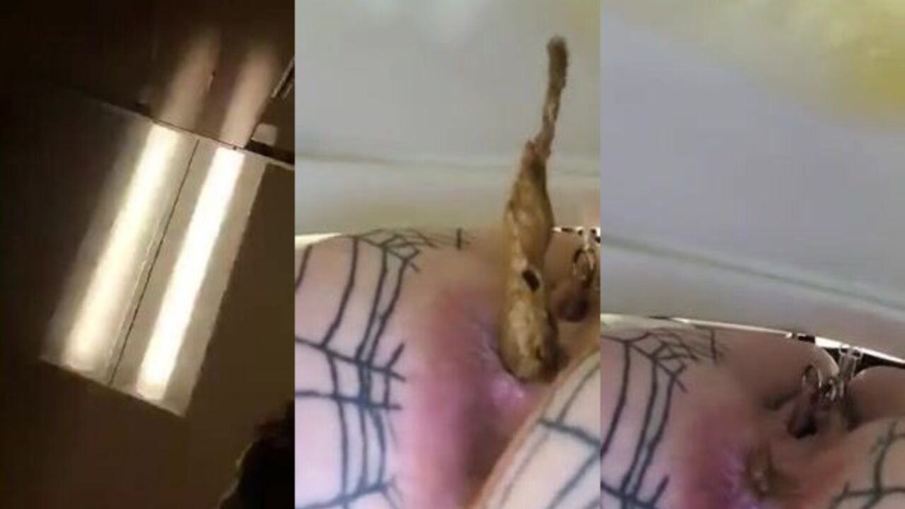 Watch the scat fetish porn of a horny scat girl getting her holes pumped and filled with mud
