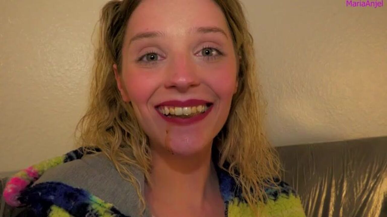 Watch this filthy slut get her scat sucked & fucked hard