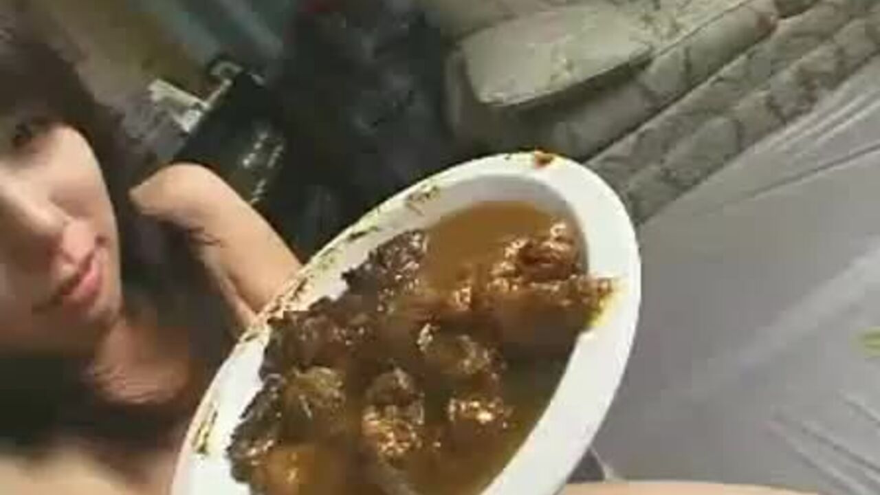 Watch Miki Karasawa devour a load of filth in a scatty video