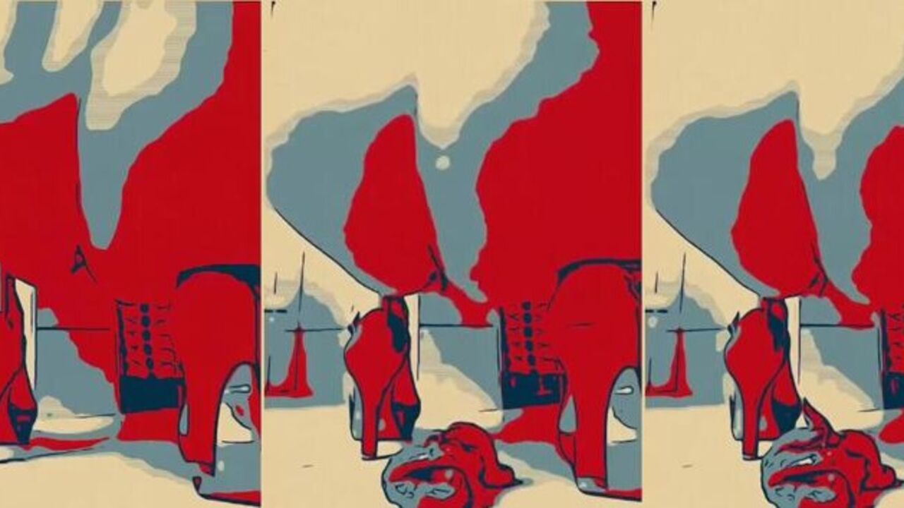 Watch this filthy painting scat get covered in piss & mud