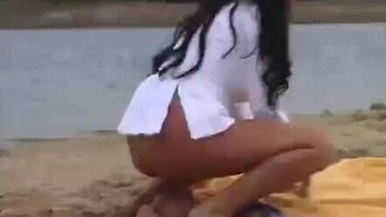 This stunning femdom mistress makes her man worship her juicy scat like a true goddess