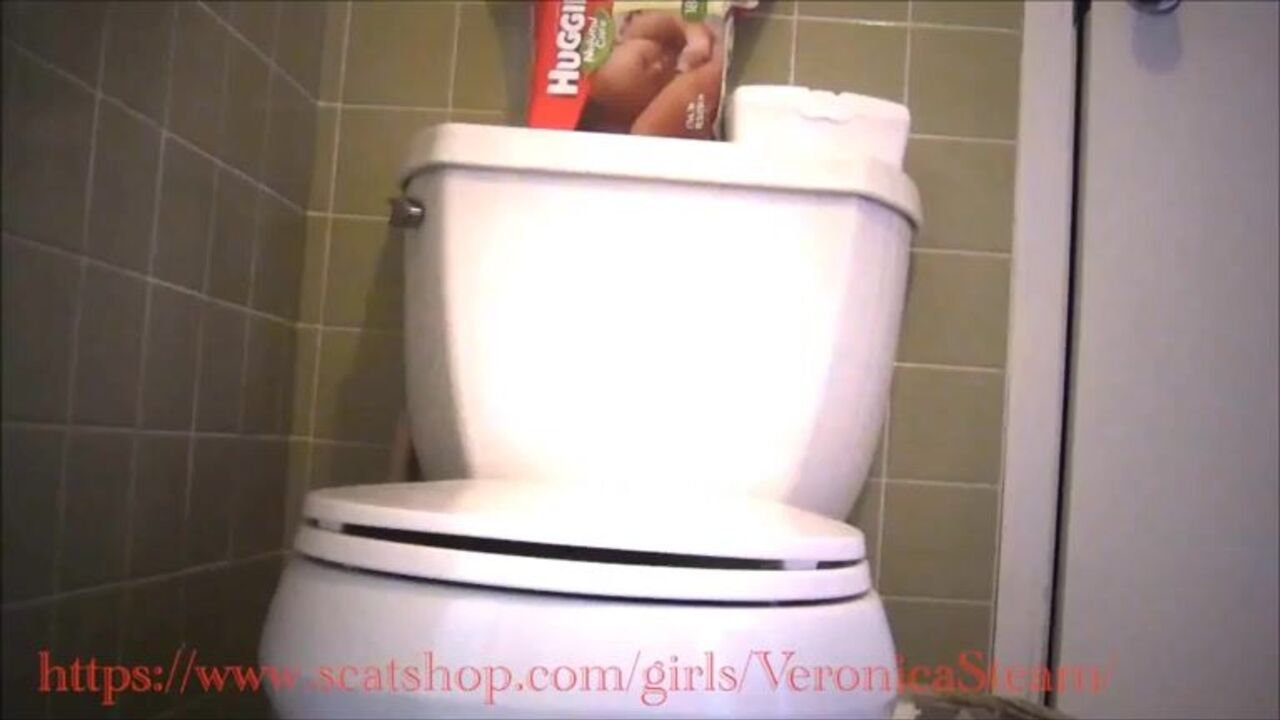 Veronica's toilet filled with scat & piss