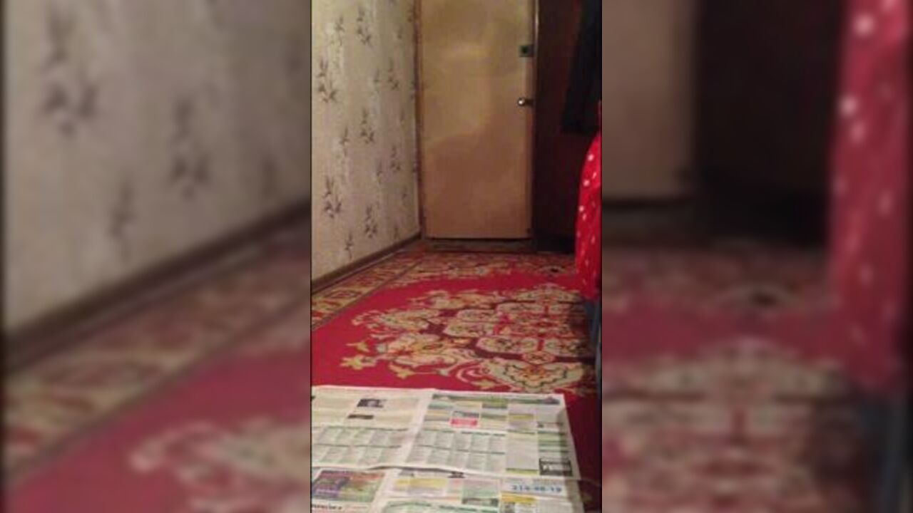 Blonde Russian slut with scat loves to play with her toys