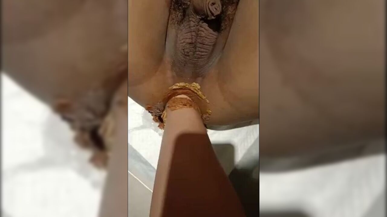 Watch this filthy video of a dirty scat fisting action with a hot chick
