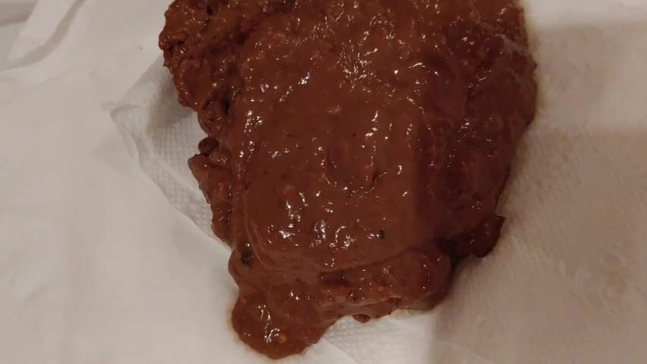 My wife's scat load gets pumped out in epic scat porn