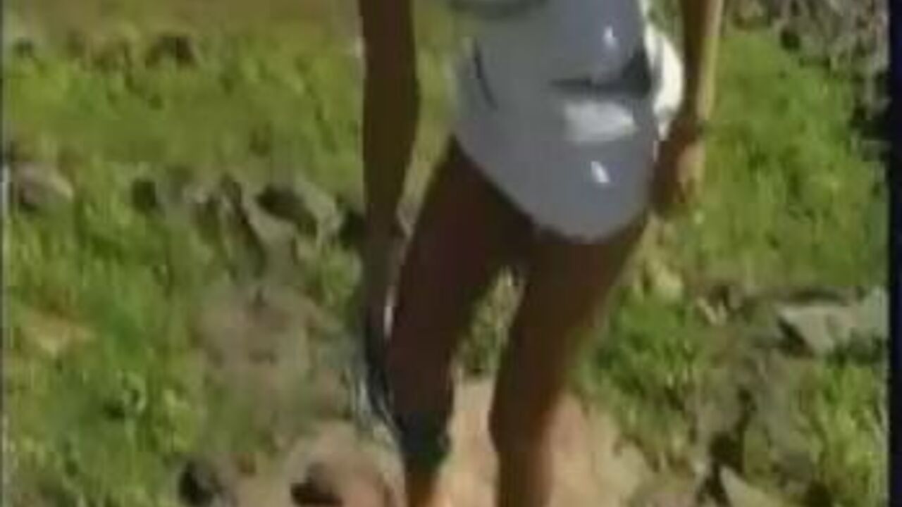 Penelope, the horny scat girl, gets off while peeing & pooping in 3 videos