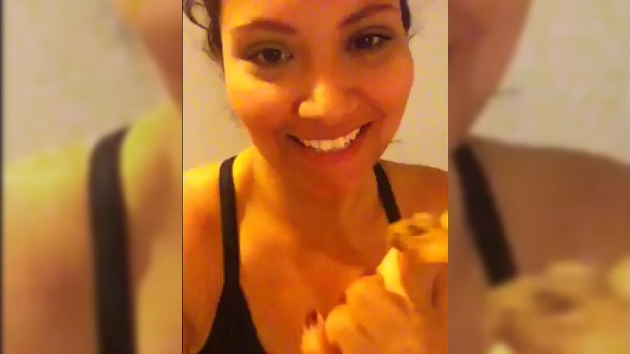 Latina scat gets wild with a big dildo in tumblr video