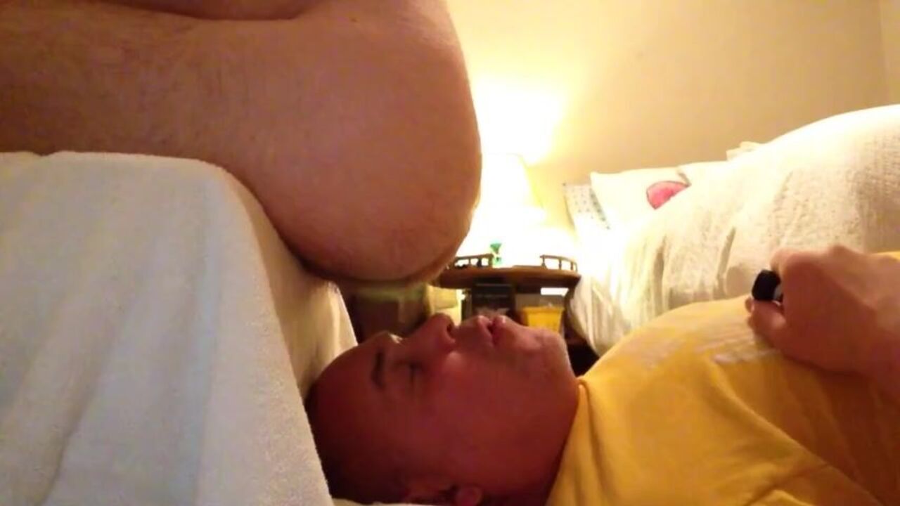 Watch this anonymous dude get a taste of his own scat and share it with you!