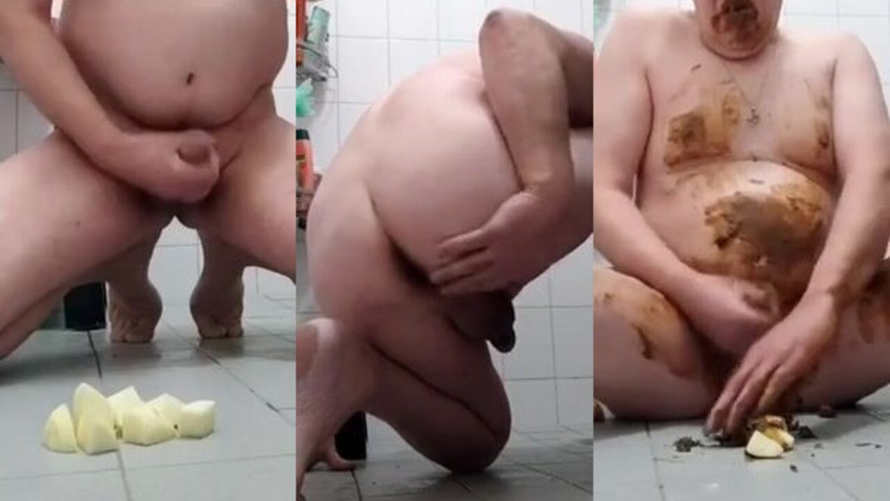 I'm piggy, so piggy, devouring an apple while you watch!