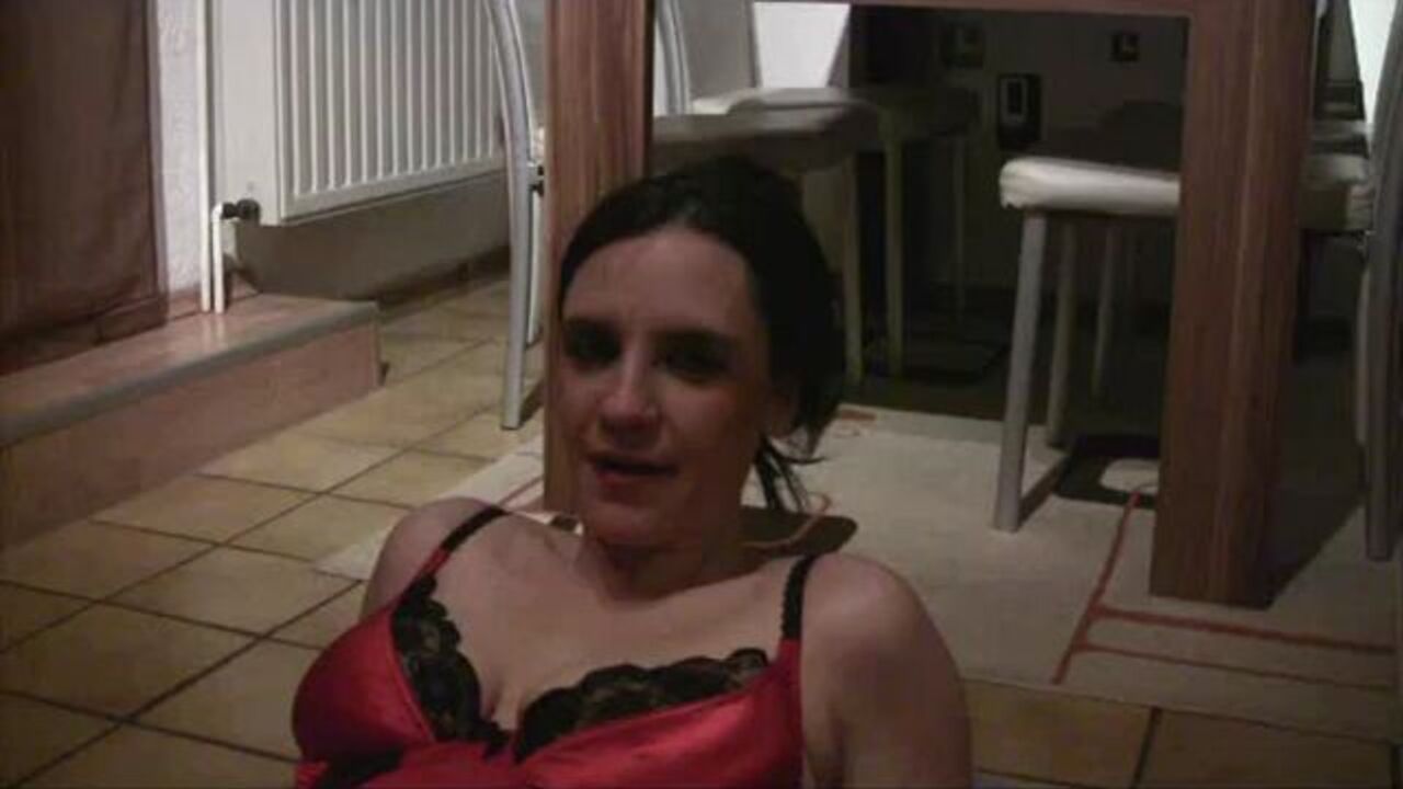 Jenny-hot scat slave gets humiliated in a terrible scat-kissing video