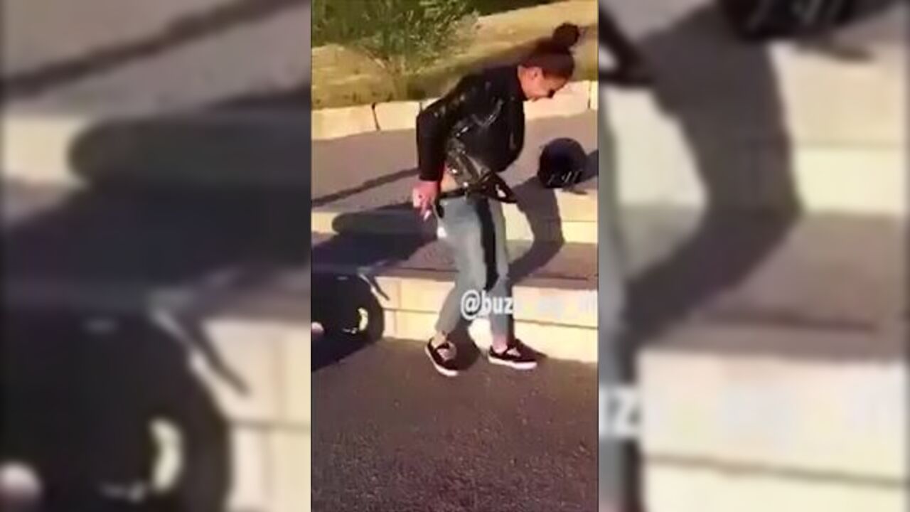 Watch this amateur scat video with a friend's recorded footage of her getting down and dirty