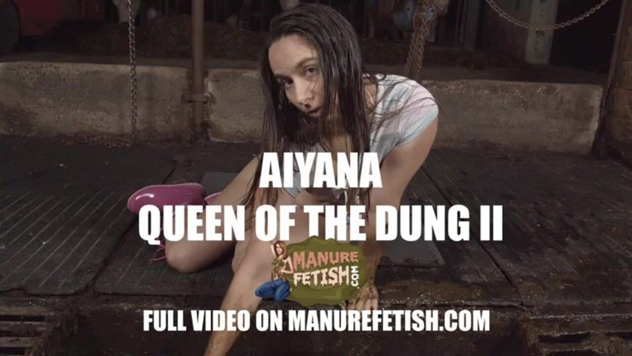 Watch Aiyana Queen's second teaser - a scat porn video of her dung being used in various ways!