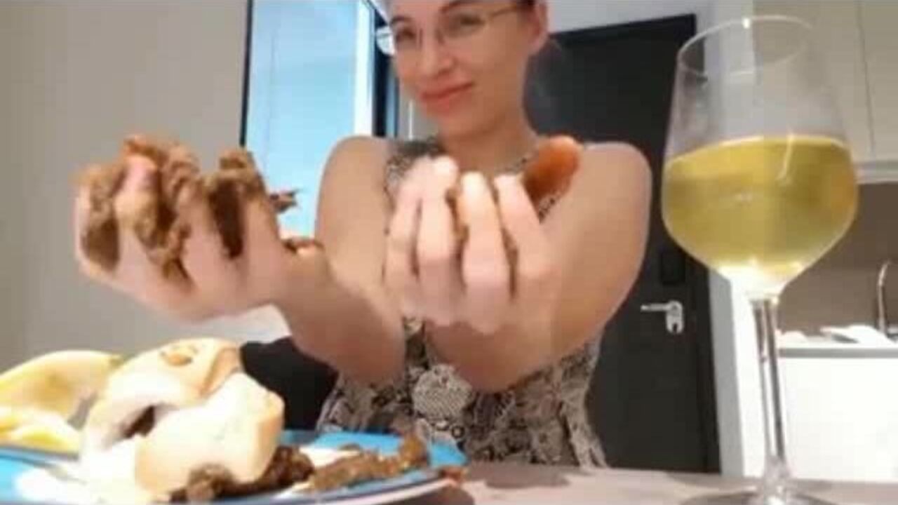 Get ready to swallow your own load, 18-year-old slut!