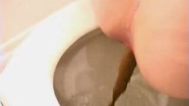 Diarrhea in toilet