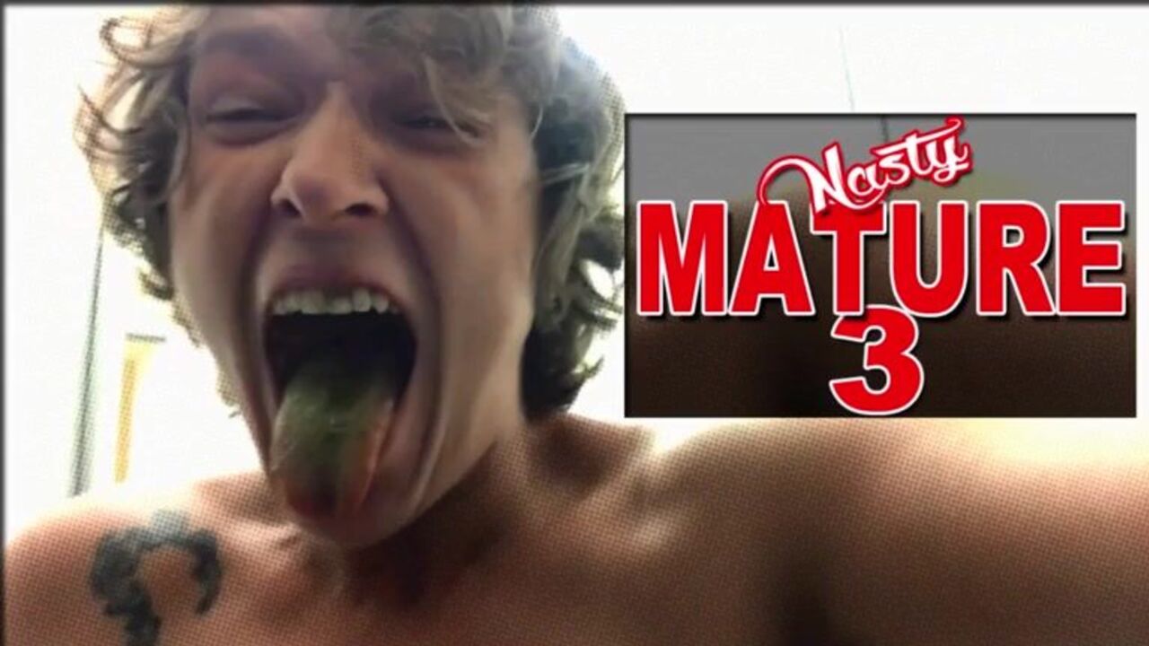 Watch this dirty mature slut get down and dirty with her scat pussies