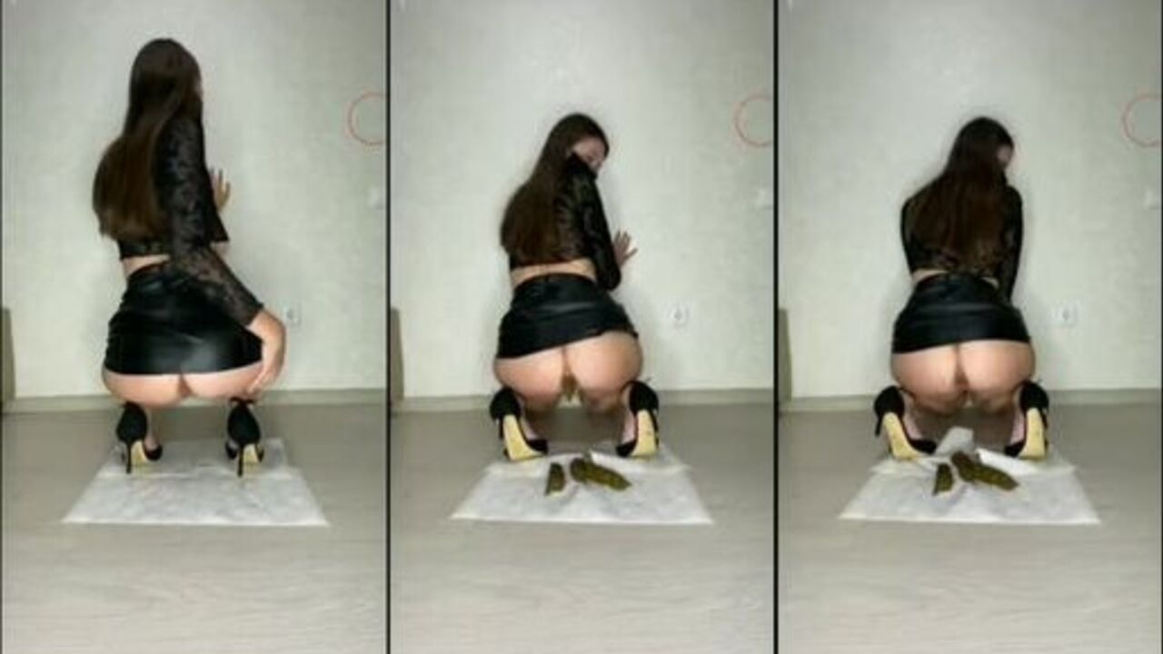 Get ready for a wild ride as this filthy slut goes wild with her scat fetish!