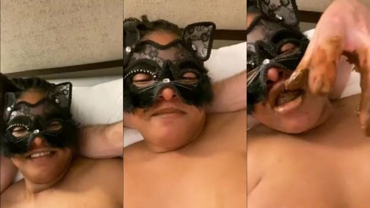 Interracial scat porn: Watch this ebony slut get a hardcore pussy pounding