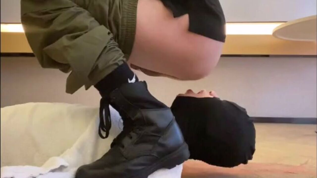 Watch how this faggot scat porn slut fed, spit and dominated in rough BDSM session