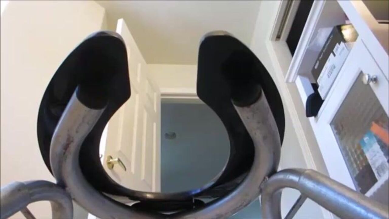 Watch this mature slut piss and scat on a chair while getting her fat ass pounded hard
