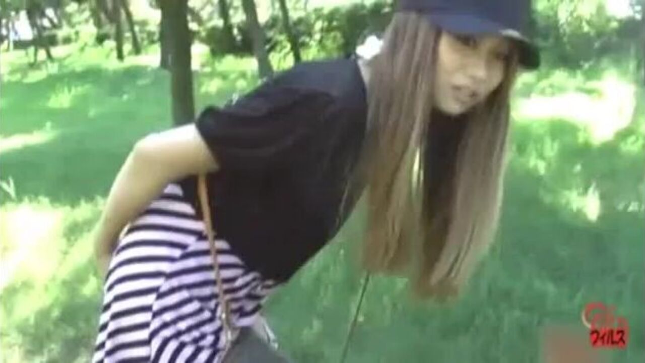 Naughty girl pooped her panties in front of stranger with camera