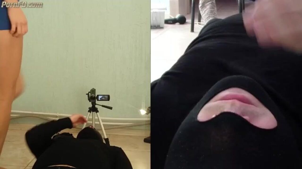 Alina's scat is devoured by her naughty slave in this hot porno