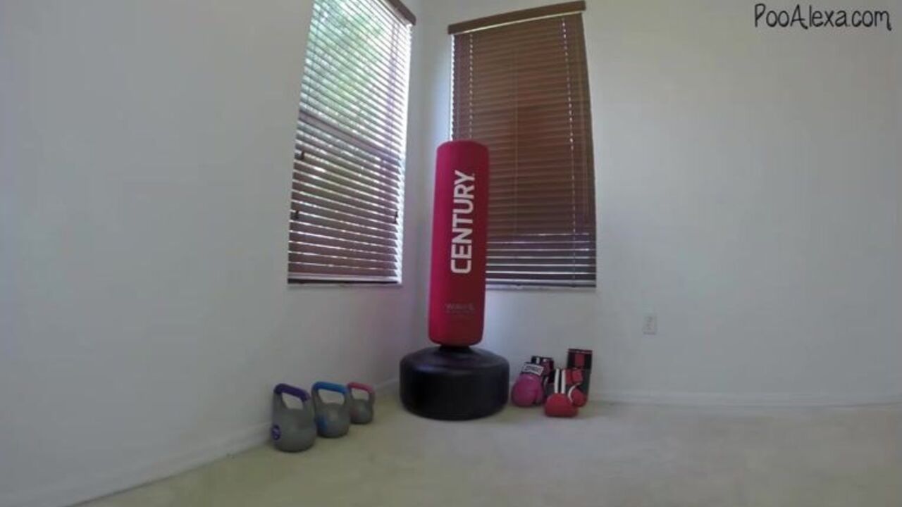 Watch this scat porn video of a filthy slave getting fucked hard after a workout