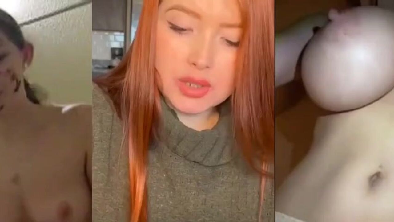 Redhead slut gets down and dirty with her own scat