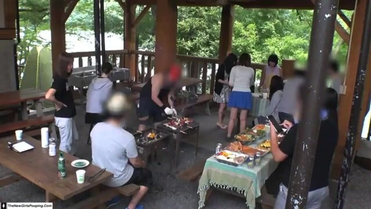 Watch as scat porn goes wild with toilet sex and scat sex in Japanese campings
